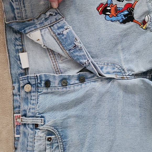 Vintage Button-Fly Jean Cut Offs - Picture 6 of 9